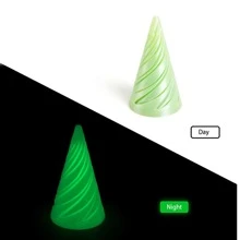 1 3D Printed Spiral Cone Christmas Tree Decoration Made Of Plastic Material, Suitable For Desktop Decoration In Vacation Homes And Offices, Suitable For Thanksgiving, Birthdays, Valentine's Day, Christmas, Bridal Parties, Bars And Adult Parties, Weddings, Spring, Halloween, Christmas