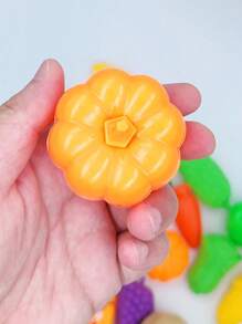 24 piezas Juguetes de comida de frutas y verduras de simulación para niños y niñas, set de juego de cocina de juguete - Multicolor - Ver 10