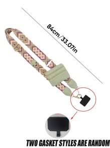 带拉链袋的手机挂绳、手机夹和便携挂绳、带拉链钱包袋的斜挎手机绳、手机挂绳、户外运动的完美伴侣，男女皆宜 - 彩色 - 查看 6