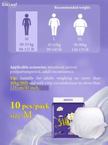 10/30片装，卫生巾，夜用护垫，女性经期专用，干爽透气，超薄速吸收，经期内裤，夜间防护裤 - 白色 - 查看 17