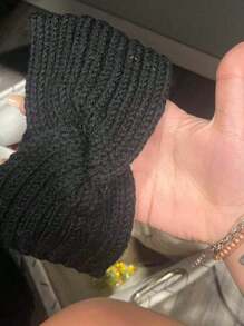 1PC Cold Resistant Headband, Hair Accessory Headscarf, Women's Wide Headband, Knitted Autumn And Winter Casual Knitted Headband - 1pc - View 5