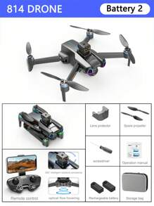 El nuevo cuadrirrotor plegable controlado por control remoto JC-814 está equipado con cámaras duales de alta definición y puede realizar un giro acrobático de 360° con solo un clic. Es económico y práctico con una alta relación calidad-precio. Para principiantes, es un juguete de avión controlado por control remoto altamente adecuado para comenzar. También es un regalo perfecto para festivales como Halloween, Navidad, cumpleaños, Acción de Gracias y Año Nuevo. - Negro de alta calidad - Ver 11