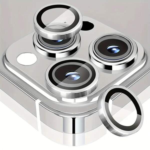 1 Set Camera Lens Protector Compatible With Iphone 15, 14 Plus, 13, 15 Pro Max, 12, 14 Pro, 13 Pro, 12 Pro - Tempered Glass Screen Protection - Compatible With Iphone Users - Protect Your Camera Lens From Scratches & Damages - Ideal Gift For Tech Lovers