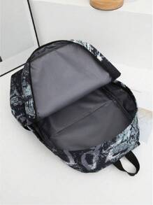 Ensemble de trois pièces incluant un sac à dos, une boîte à lunch et une trousse à crayons. Sac à dos ultra-léger et résistant aux salissures avec grande capacité. Adapté pour les voyages, le collège, le camping. Sac d'école, sac à dos, petit sac à dos, sac d'école, sac à dos, sac, sac à dos, cadeau pour garçon d'école