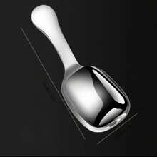 1pc Stainless Steel Sturdy High-Quality Short-Handled Tea Spoon/Coffee Dessert Spoon Back To School