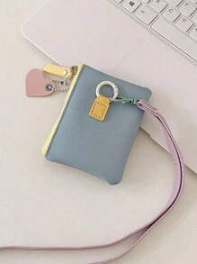 1PC Love Multi Functional Bag Handheld Bag Key Bag Handheld Wallet Pink Gifts For Women Wallet Mini Wallet Purse Wallet Coin Wallet - Multicolor - View 6