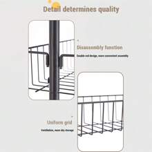 Über der Tür Speisekammer Veranstalter, 6-stufige Speisekammer Tür Hängende Organisation Und Aufbewahrung, Heavy-Duty Metall Hängegestell Kann Organizer Für Küchengewürz