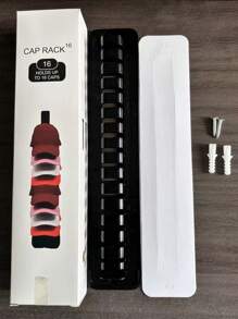 1/2 piezas Perchero de pared para almacenar gorras de béisbol, organizador de sombreros multicapa que sostiene 16 gorras, apropiado para el hogar, oficina, dormitorio, fiesta de revelación de género, perfecto para cumpleaños, bodas, fiestas, el regalo perfecto para colegas, amigos y familiares, de vuelta a la escuela