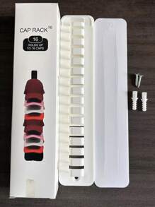 1/2 piezas Perchero de pared para almacenar gorras de béisbol, organizador de sombreros multicapa que sostiene 16 gorras, apropiado para el hogar, oficina, dormitorio, fiesta de revelación de género, perfecto para cumpleaños, bodas, fiestas, el regalo perfecto para colegas, amigos y familiares, de vuelta a la escuela