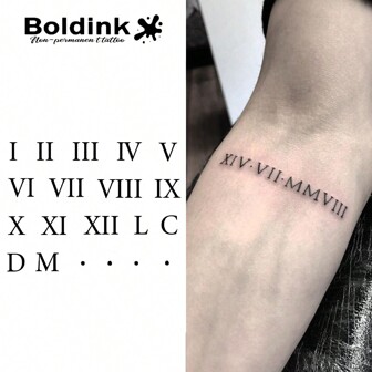  Boldink icke-permanent tatueringsteknik, engelsk konstnärlig typografi personligt citat mini små designtatueringar, enkel och elegant design, naturlig matt finish, långvarig vattentät tatuering som håller i 1-2 veckor, superlätt att applicera, ser bra ut