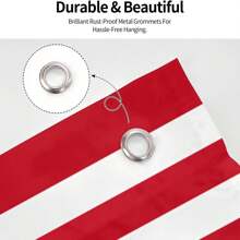 1pc Customized American Flag - Add Your Own Image And Text - Face Cutout - Suitable For Birthday, Wedding, Halloween, Christmas, Party, Father's Day, Mother's Day, Valentine's Day, Easter, Home Decor, Anniversary, Graduation, Housewarming, Birthday, Sofa, Bed, Car, Tea Room, Bedroom, Living Room, Indoor Home, Outdoor Flag - Can Also Be Used For Custom Tapestry, Garden Flag, Custom Flag - Classic American Flag - View 5