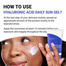 Aqueous Sunscreen Gel, Facial Moisturizing Oily Cortex Moisturising Sunscreen, Isolation Emulsion Moisturizing And Hydrating Physical Isolation For Men And Women 50ml