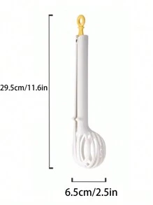 1 pieza Pinzas multiusos para pasta, diseño en zigzag, pueden sostener fideos, huevos, vegetales, pueden batir huevos, para uso en restaurantes y hogar, en bufé y servir alimentos, utensilios de cocina, prevención de quemaduras, regalo de Navidad