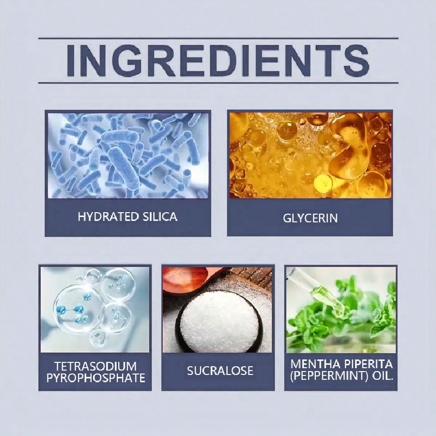 Water ice levin Toothpaste Containing Glycerin, Freshens Breath, Cleans ...