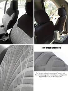 9 件全套汽车座椅套，5 座通用蝴蝶图案刺绣汽车座椅套，采用涤纶面料制成，全套汽车座椅套，通用布质前座椅套，适用于汽车、SUV、轿车、货车、汽车内饰套，兼容安全气囊，包含 9 件：2 个前座椅套、1 个靠背套、1 个后座椅套和 5 个头枕套。 - 彩色 - 查看 3