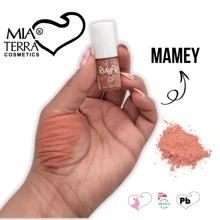 MIA TERRA COSMETICS - POWDER BLUSH WITH ROLL ON APPLICATOR - MAMEY - View 2