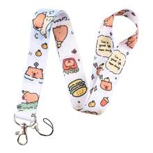 Cute Capybara Keychain, Adorable Charm Accessory Car Accessories Bag Charm School Goth Y2k Halloween Accessories Teachers Day Christmas Gift Ideas Bag Lanyards With Id Holder Car Accessories Bag Charms Car Accessories Friend Sister - HX9855 - View 6