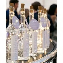 30 etiquetas personalizadas para botellas de vino, pegatinas de etiquetas de botellas de vino personalizadas, etiquetas de botellas de vino personalizadas para aniversario - Estilo1 - Ver 4