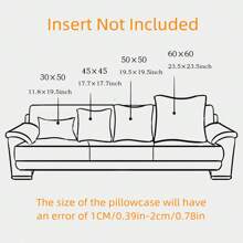 1 Stück Chenille Kissenüberzug für Frühling, Herbst und Winter, weicher Plüsch Dekorationskissenbezug für Sofa (Kissenfüllung nicht enthalten), Heim Bettkissen