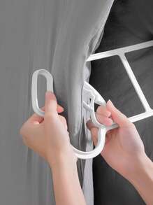 4 件/套大号被子夹，防风，防滑，通风挂架 - 彩色 - 查看 6