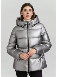 Women's Casual Hooded Thick Cotton Padded Coat For Winter