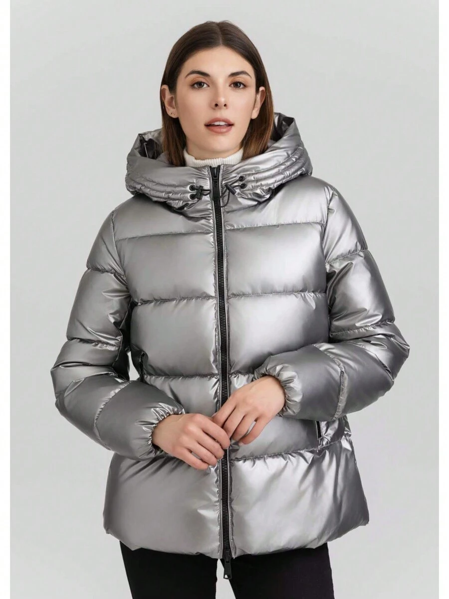 Women's Casual Hooded Thick Cotton Padded Coat For Winter