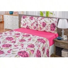 1 LENÇOL CASAL  AVULSO ESTAMPADO - Multicolorido - Visão 5