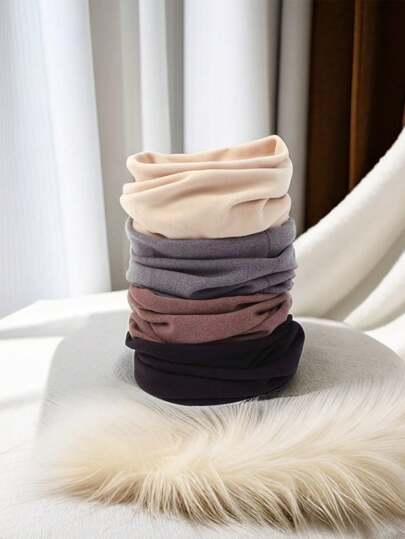 1 件装保暖内衬颈套，男女通用秋冬季颈部保暖器，颈部保护