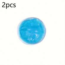 2/6/10 piezas Bolsa de hielo en gel redonda reutilizable, máscara de belleza para el cuidado de los ojos con función de compresa fría y caliente para relajación calmante