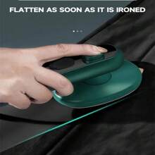 1 pieza Vaporizador de ropa portátil de mano mini eléctrico, plancha de vapor para el hogar y viajes, giratoria, para ropa húmeda y seca, color aleatorio