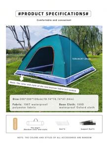 1 pieza Carpa cómoda para 1-3 personas, fácil de montar, plegable, amigable con el almacenamiento, a prueba de lluvia, con protección solar, a prueba de mosquitos, con malla, varios tamaños