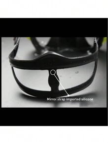 peipo Silicone Wide Angle Diving Goggles, Large Frame Snorkeling Mask, Tempered Glass Swimming Goggles