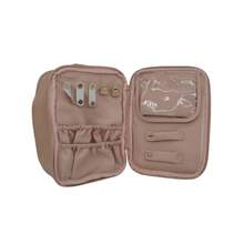 Necessaire Porta Jóia Maquiagem Make Organizador Viagem Mala - Nude - Visão 3