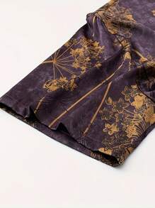 Plus Size New Men's Short Sleeve Bathrobe