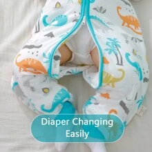 Mosebears Baby Sleeping Bag All Year Round Children's Sleeping Bag Winter 2.5 Tog 100% Organic Cotton Sleeping Bag Various Sizes Autumn Winter Sleeping Blanket Love Valentine - Green Dinosaur - View 8