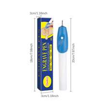 1pc Christmas Pattern DIY Carving Pen Festival Decoration Cup Creative Design Pattern Carving Products