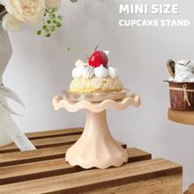 1Pc Mini Cupcake Stand Small Cake Display Stand For Chocolate,Dessert,Wedding,Birthday,Baby Shower,Tea Party Supplies,Gold