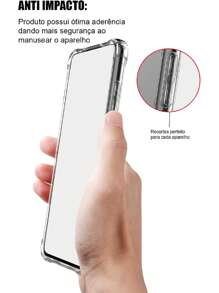 Capa para Samsung Galaxy S11 Plus anti-impacto TPU transparente borda reforçadas anti-choque