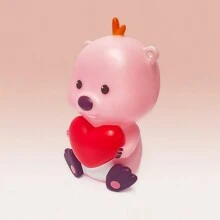 Miniso ZANMANG LOOPY Large LED Night Light, Cute Character Design, Soft Glow Eye-Protection Light, High-Quality ABS Material, Perfect For Bedroom Decor, Living Room Lighting And LOOPY Fans (1PC) - Pink - View 4