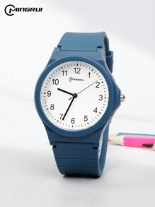 MINGRUI Jam Tangan Quartz Tahan Air 3ATM Klasik Ins Fashion, Tahan Guncangan dan Jatuh, Cocok untuk Pelajar, Remaja, Hadiah, dan Dekorasi Kampus - Putih - View 15