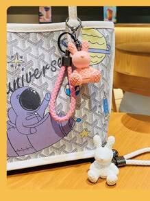 Personalized Keychain - Teddy Bear Keychain - Cartoon Keychain - Valentine's Day Gift - Meaningful Gift - Teddy Bear Keychain - Cute Teddy Bear Keychain - Backpack Pendant - Customized With Your Name Or Any Information - Christmas Gift - New Year Gift - Easter - Gift For Mom - Gift For Dad - Gift For Family - Keychain Guardian