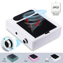 Odkurzacz do paznokci 858-1 Regulowana moc ssania Odkurzacz do paznokci do manicure, Odkurzacz do paznokci do użytku domowego w salonie - Filtr do paznokci podczas korzystania z wiertarki do paznokci, prezent na Walentynki