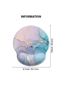 1Pc Personalized Custom Text Hand Wrist Guard Mouse Pad, Desk Accessories, Suitable For Office, Gaming And Work, Ideal Corporate Gifts, Valentine's Day, Back To School Season, Teachers' Day Gifts