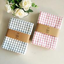 1 Set Of 4pcs Mixed Rectangular Kitchen Towels, 19.69 X 27.56 Inch/50 X 70cm, Large Size, Woven, Absorbent, Breathable, Hanging Design, Suitable For Kitchen, Dining Room, Living Room, Hotel