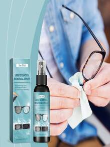 Lens Scratch Remover - Repair Scratches & Blur, Glass, Spectacle Lens Refurbishment & Maintenance Agent - Blue - View 1