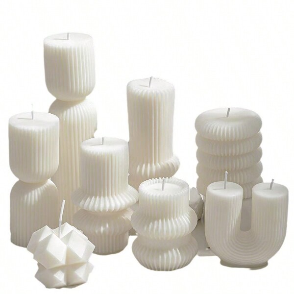 1 pièce Figurines décoratives de bougie d'aromathérapie assortie, minimaliste et à la mode pour une utilisation quotidienne