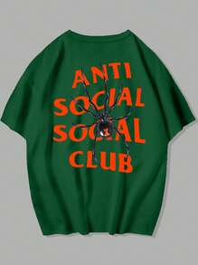 Men T-Shirts - 綠色 - 查看 2