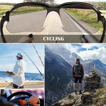 Gafas de sol deportivas y de moda polarizadas para hombres, para ciclismo, correr, pesca al aire libre, ligeras y con protección ocular casual para Halloween