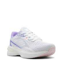 适合运动和跑步的休闲透气网眼运动鞋 - 紫色 - 查看 3