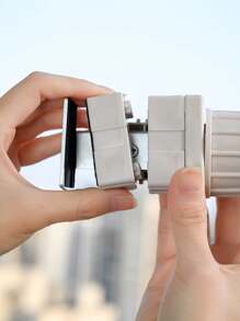 1 szt. Obrotowy 8-otworowy wieszak na ubrania, odpowiedni do podróży, zewnętrzny wieszak z siatką antykradzieżową do suszenia prania, wiosna, minimalistyczny, letnie topy